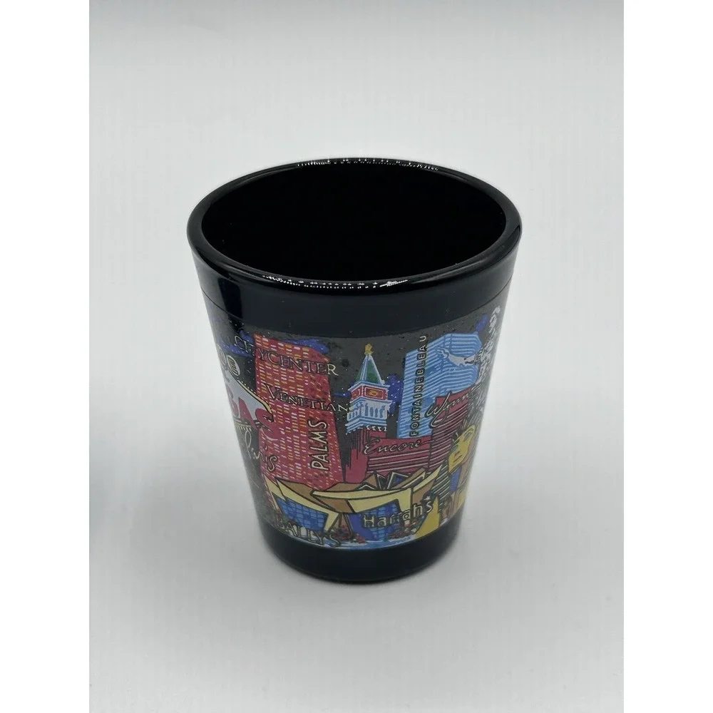 Las Vegas Sin City Dice Novelty Shot Glass Set Of 2‎